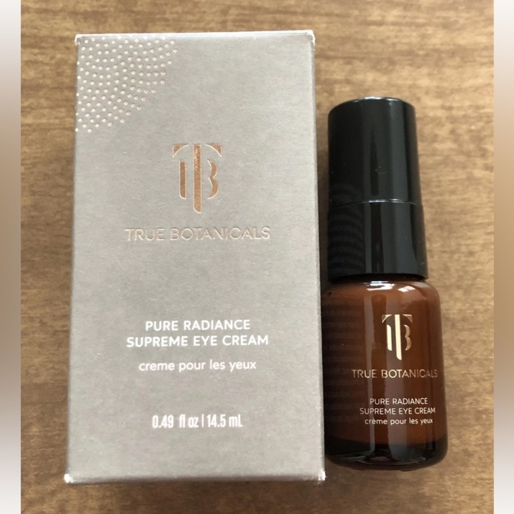 True Botanicals Pure Radiance Supreme Eye Cream 0.49 oz 14.5ml Full Size ~ NIB🧡
